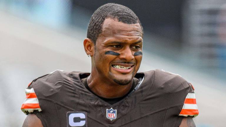 Deshaun Watson ha tenido un paso tormentoso por los Browns de Cleveland.
