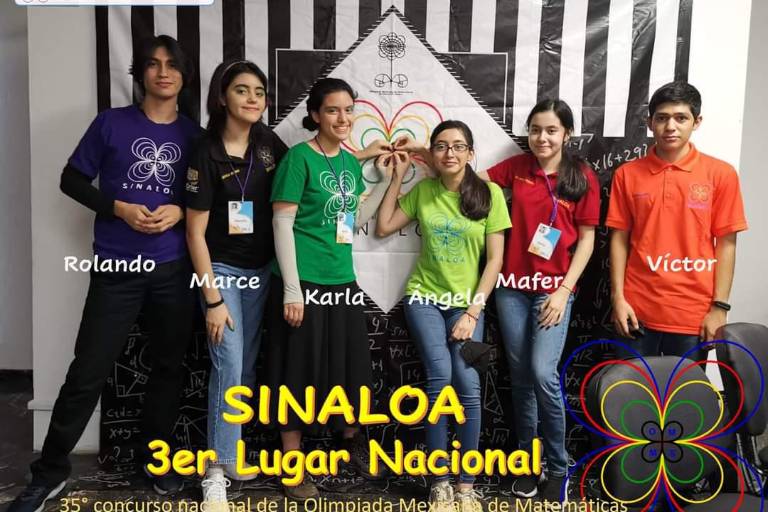 ‘Son incansables, siempre quieren entrenar más’, dice maestra sobre sinaloenses ganadores de la Olimpiada Mexicana de Matemáticas
