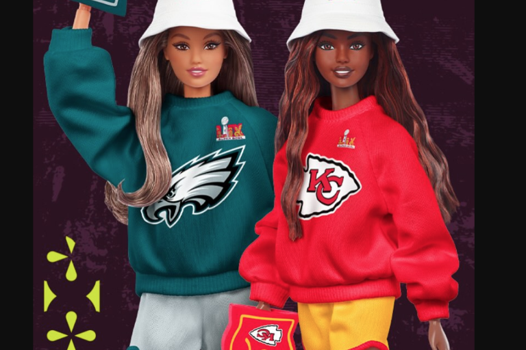 Lanza Mattel Barbies del Super Bowl 59