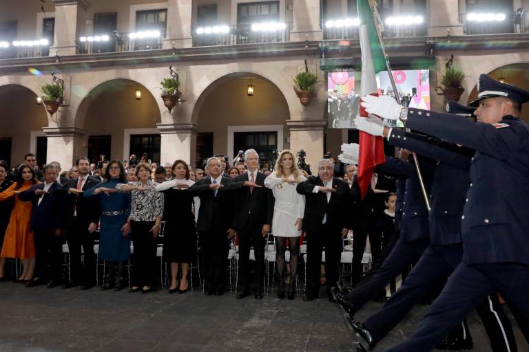 Edomex: Por primera vez AMLO va a informe de un Gobernador; del Mazo destaca triunfo de Delfina Gómez