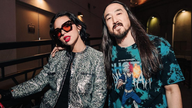 Ángela Aguiar y Steve Aoki graban tema juntos.