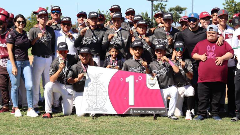 Mazatlán se lleva las dos medallas de oro en el beisbol.