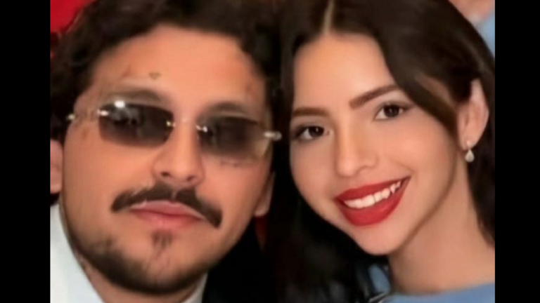 Christian Nodal y Ángela Aguilar.