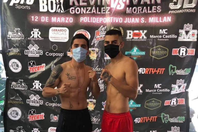 Chacal González e Iván Morales superan la romana para su pelea de este viernes