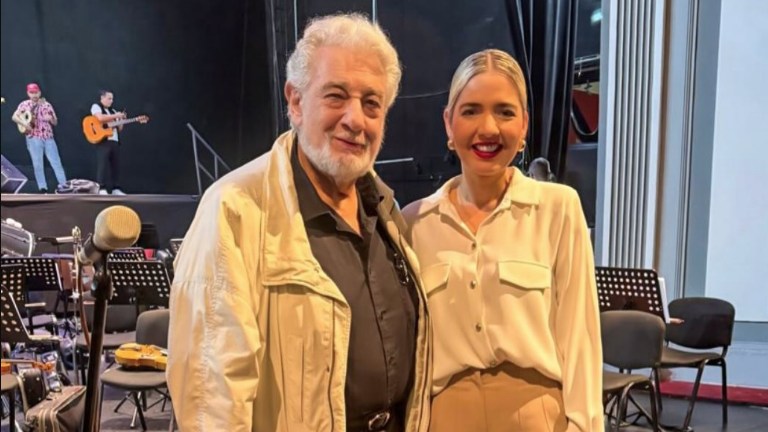 Plácido Domingo ya está en Mazatlán.