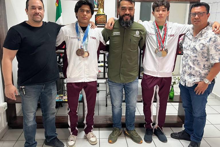 Gimnastas visitan Imdec para presumir medallas logradas en Nacionales Conade 2024