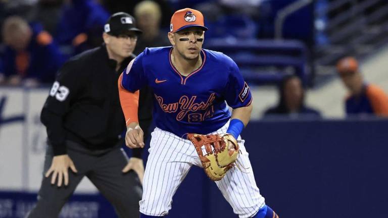 Joey Meneses acumuló buenas estadísticas en la pretemporada de los Mets, pero fue enviado a las Ligas Menores.