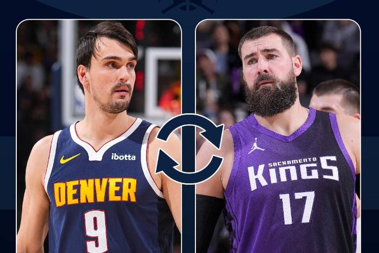 Nuggets y Kings oficializan canje de Saric y Valanciunas
