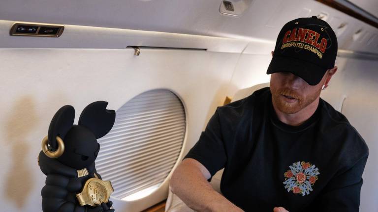 Saúl “Canelo” Álvarez ya se encuentra en Las Vegas, donde el próximo sábado 13 de septiembre se enfrentará a Terence Crawford.