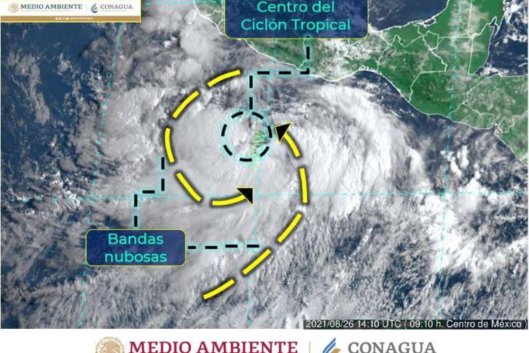 Se forma tormenta ‘Nora’; va directo a Baja California Sur