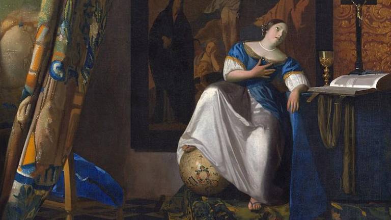 Johannes Vermeer, La Alegoría de la Fe, 1670.