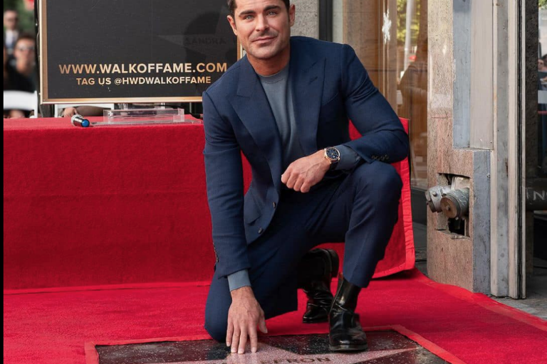 Recibe Zac Efron su propia estrella en el Paseo de la Fama