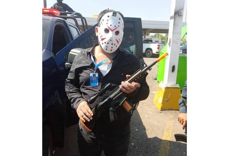 Detienen a primer joven en Culiacán por portar arma de fuego de juguete previo a la Noche de Brujas