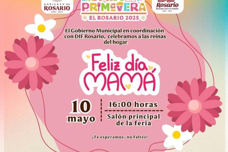 Gobierno de Rosario invita a festejos por el Día de las Madres