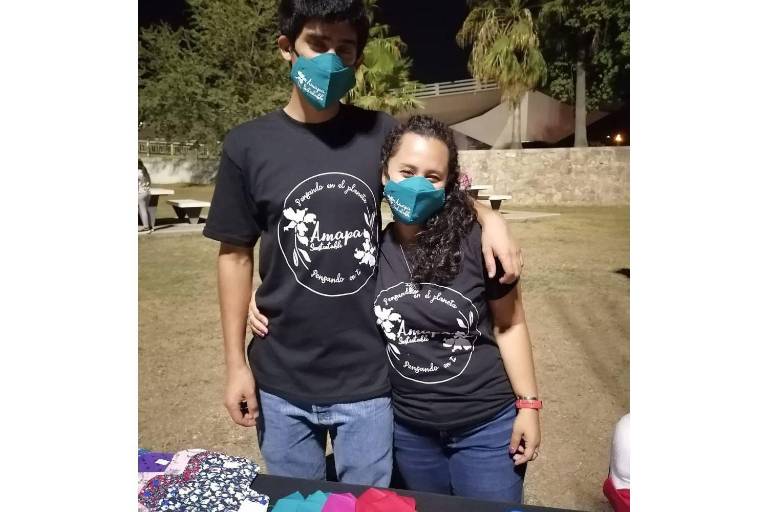 Amapa Sustentable, la opción de toallas ecológicas que ofrecen Evelyn y Daniel