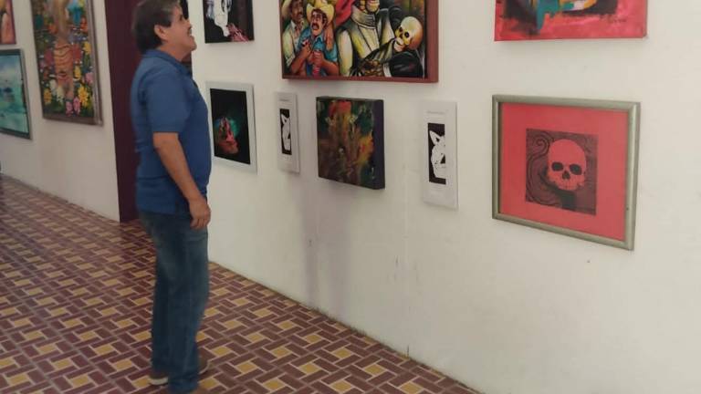 La muestra se exhibe en la Casa de la Cultura de la UAS