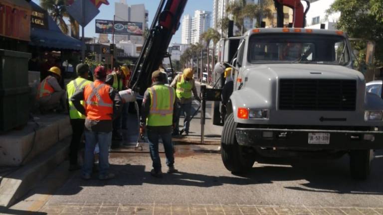 Se prevé que el vaciado de la loza se realice durante el transcurso del día.