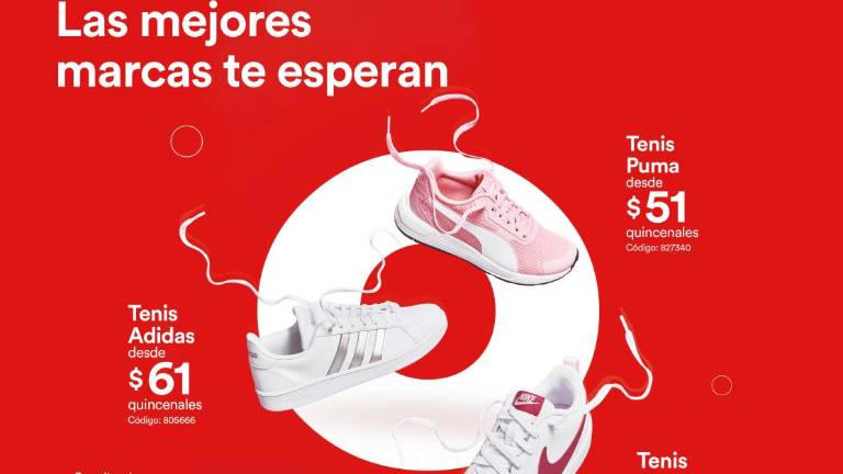 ¡Coppel tiene las mejores marcas en tenis!