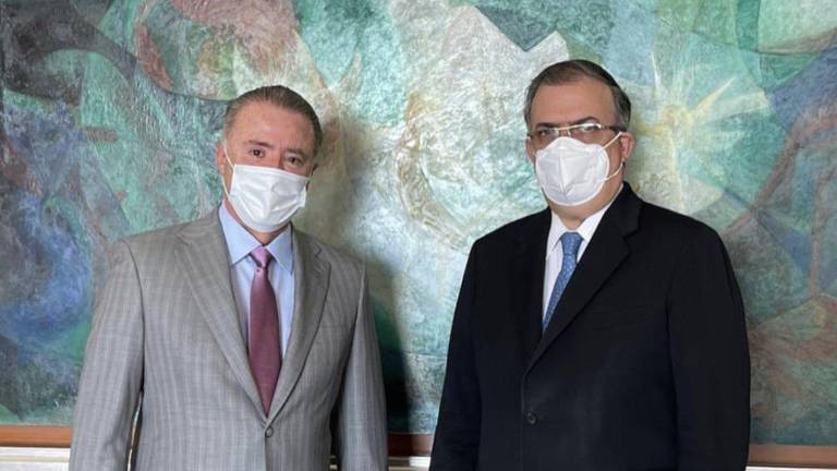 Quirino Ordaz y Marcelo Ebrard.