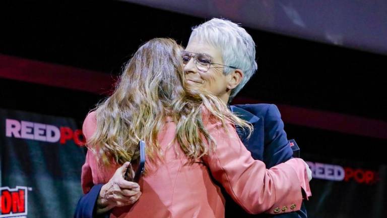 Jamie Lee Curtis, durante su participación en la Comic-Con de Nueva York.