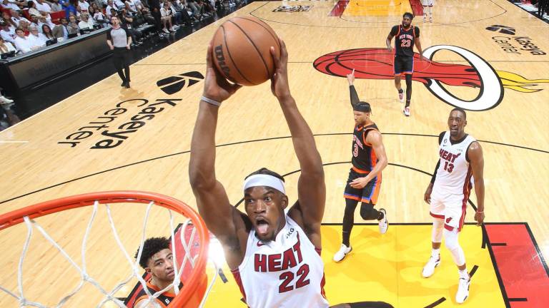 Jimmy Butler ha estado imparable para la defensa de los Knicks.
