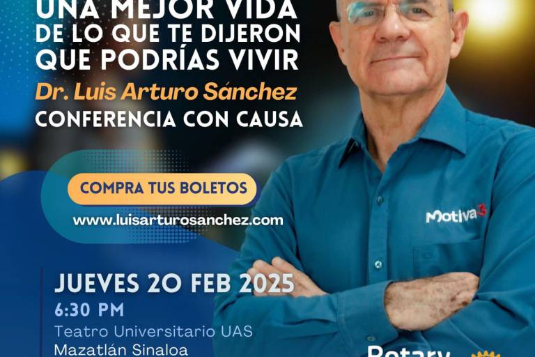 Club Rotario Mazatlán Norte organiza conferencia para recaudar fondos y donar sillas de ruedas