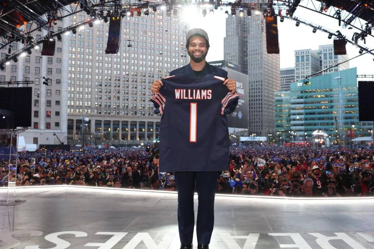 Caleb Williams jugará con Chicago Bears; es la primera selección del Draft 2024
