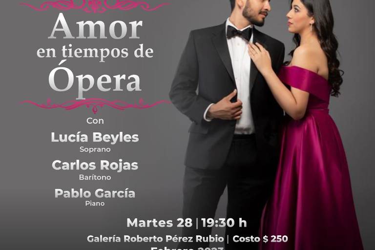 Invitan a vivir el ‘Amor en tiempos de ópera’