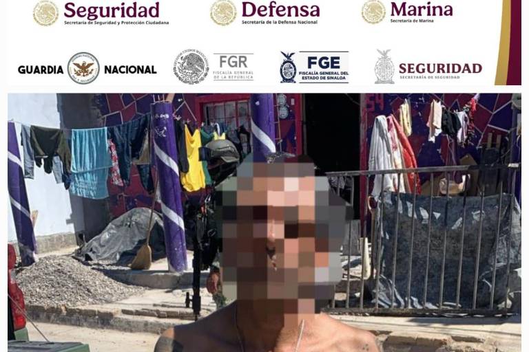 Detienen a un civil con dosis de presunta droga en Mazatlán