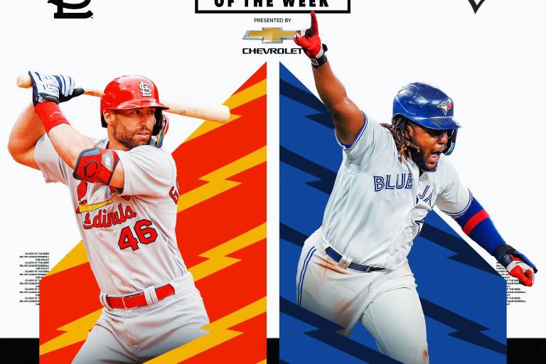 Vladimir Guerrero Jr. y Paul Goldschmidt se llevan los honores de Jugador de la Semana