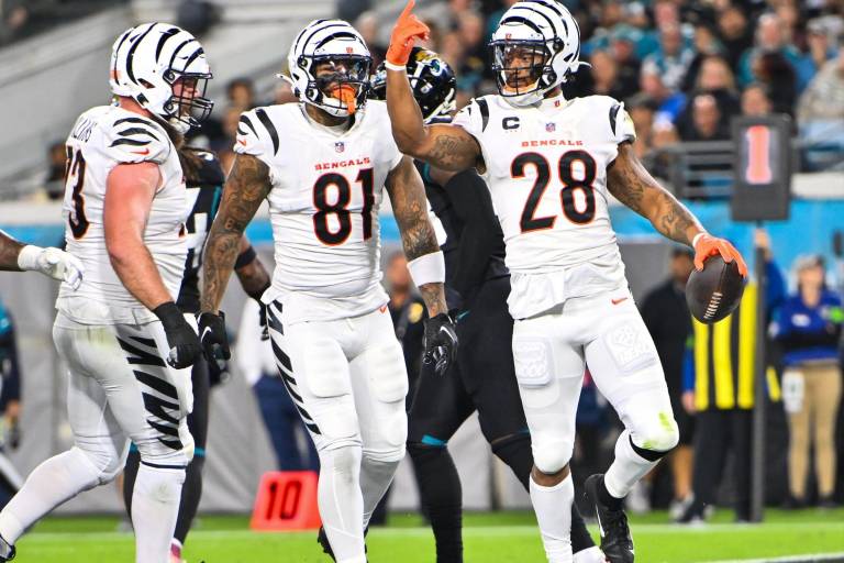 Bengals vence a Jaguars en tiempo extra en el cierre de la semana 13