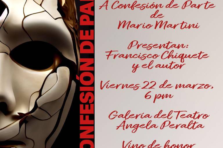 Presentará Mario Martini el libro ‘A confesión de parte’