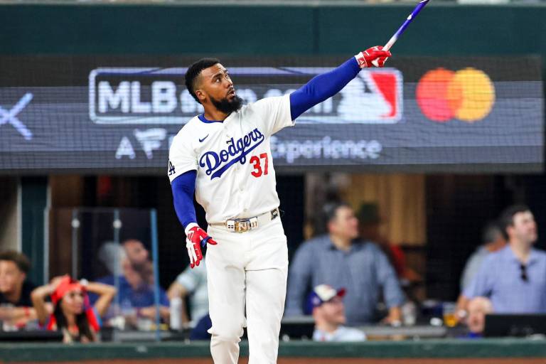 Teóscar Hernández, el primer Dodger en ganar el HR Derby