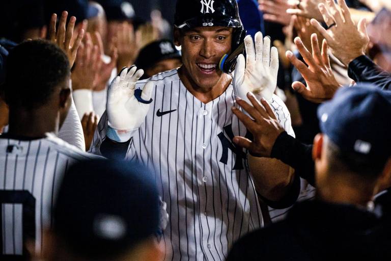 Aaron Judge ilusiona a los Yanquis con su primer jonrón de la pretemporada