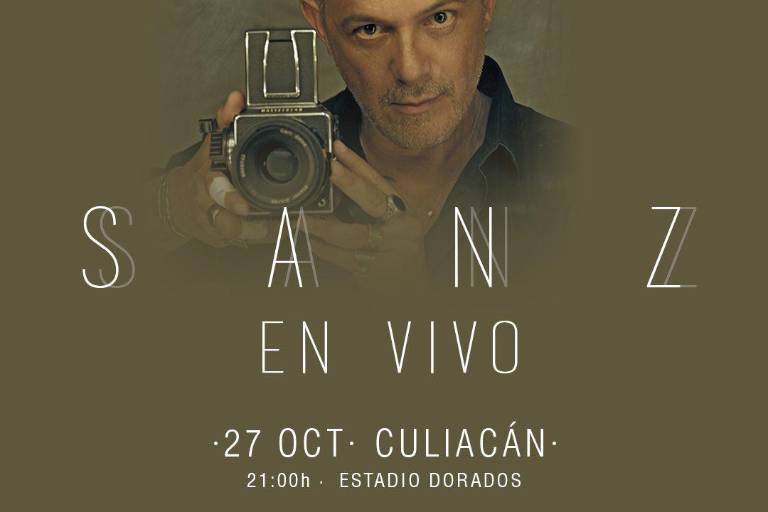 Alejandro Sanz vendrá en octubre a Culiacán