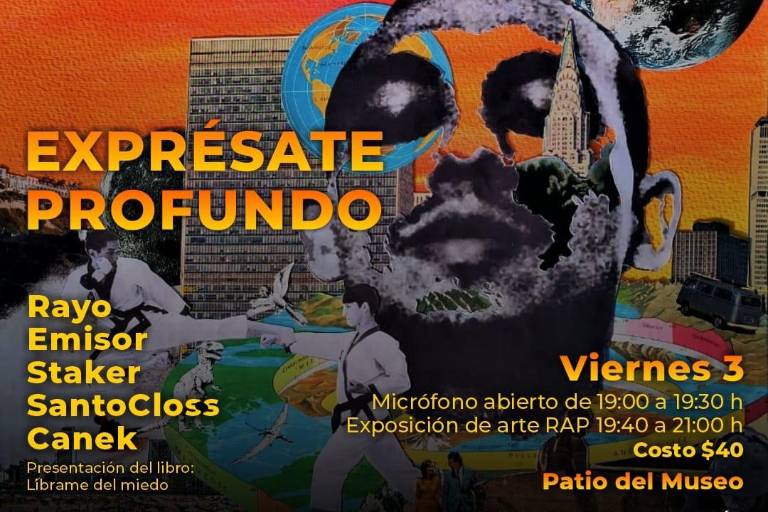Invita a ‘Exprésate profundo’, un encuentro de rap y poesía