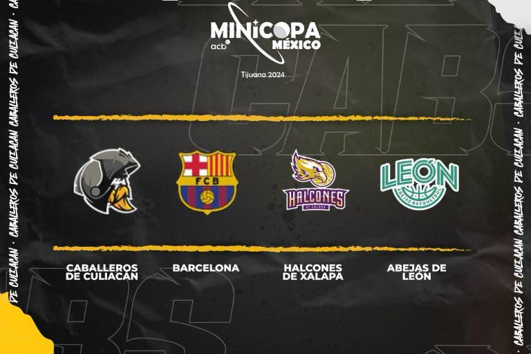 Caballeros de Culiacán conoce a sus rivales de grupo para la Minicopa México 2024