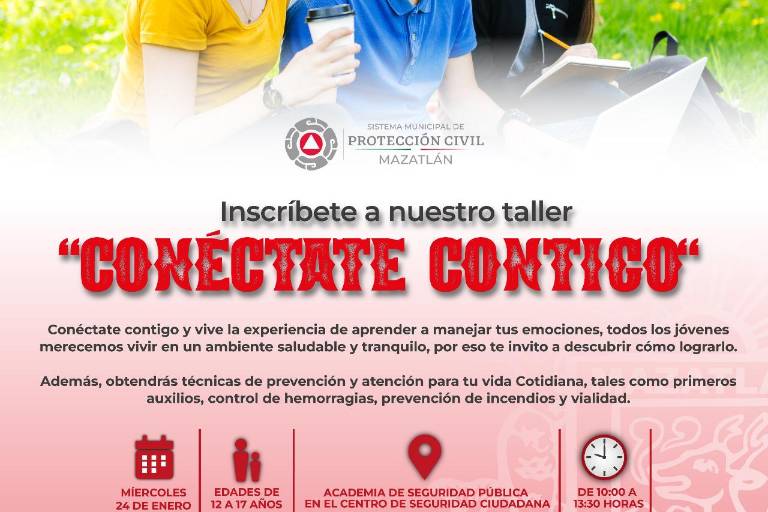 Invita PC a jóvenes de 12 a 17 años al curso ‘Conectate Contigo’