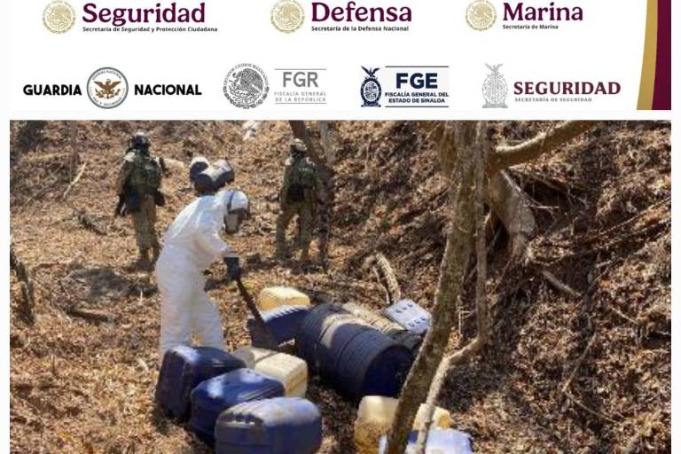 Desmantelan 19 laboratorios clandestinos de droga en Culiacán, Cosalá y Navolato