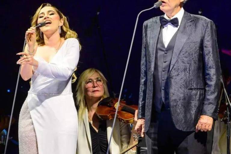 Triunfa la sinaloense Carolina Ross en su presentación con Andrea Bocelli en Monterrey