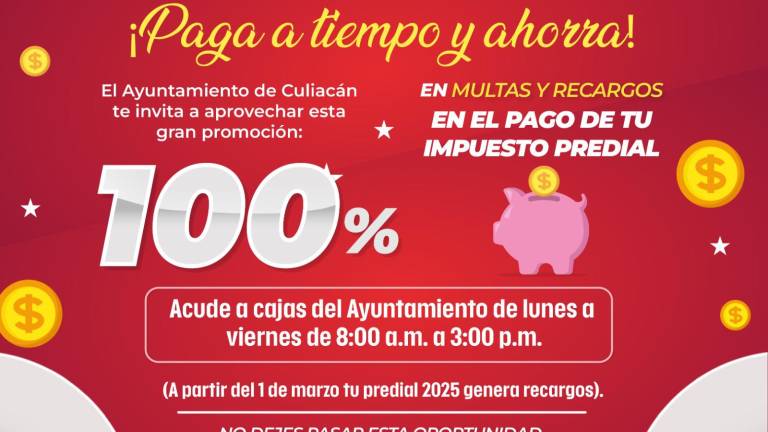 Los interesados pueden acudir a las cajas del Ayuntamiento en horario de lunes a viernes, de 8:00 a 15:00 horas.