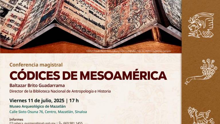 La conferencia magistral “Códices de Mesoamérica” busca acercar al público a la memoria visual y narrativa de los pueblos mesoamericanos.