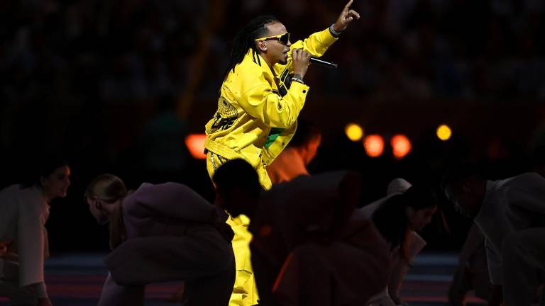 Ozuna participa en la clausura del Mundial de Qatar.