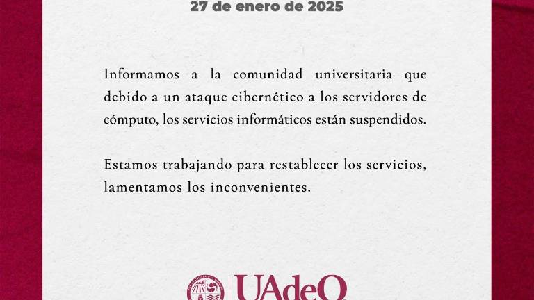 La Universidad Autónoma de Occidente suspende servicios informáticos por un ataque cibernético.
