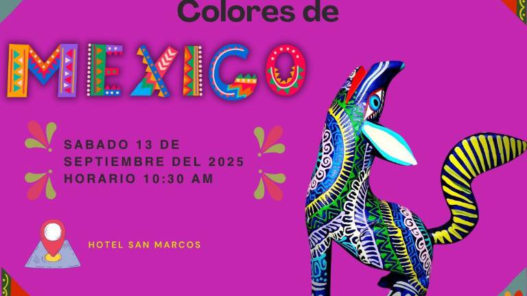 Niños y jóvenes artistas y músicos mostrarán su talento en la exposición ‘Colores de México’.