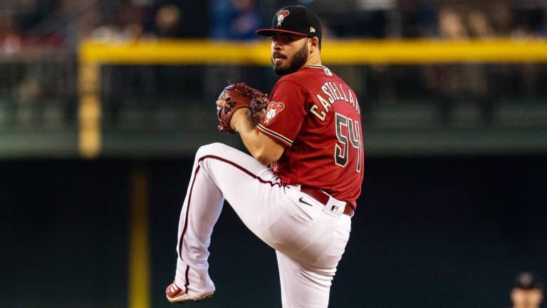 Humberto Castellanos tuvo una buena labor desde el montículo por los Diamondbacks de Arizona.