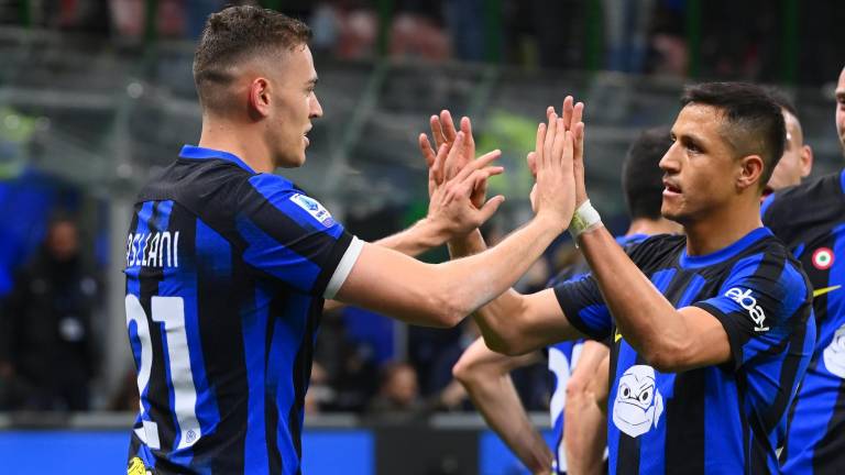 Kristjan Asllani y Alexis Sánchez fueron los autores de los goles del Inter.