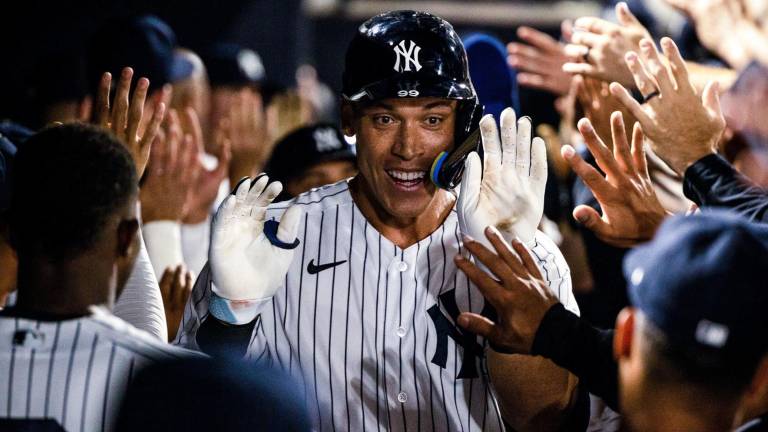Aaron Judge ya estrenó su poder en la pretemporada con los Yanquis de Nueva York.