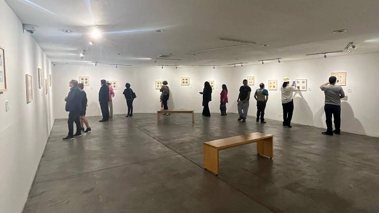 La exposición está en la Galería de Arte Antonio López Sáenz.