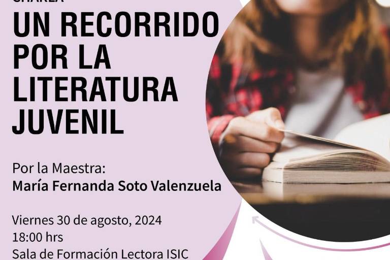 Charlarán sobre literatura en la Sala de Formación Lectora